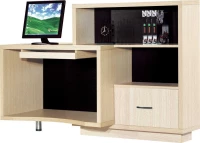 105904 Reception Progress Elm/Black 160X60X110Cm