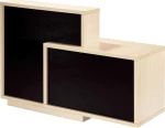 105904 Reception Progress Elm/Black 160X60X110Cm