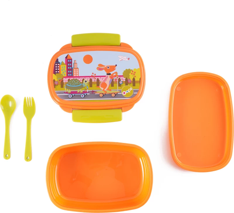 Oops Σετ Φαγητού City 370 Ml X30-40006-20 orange-multicolour