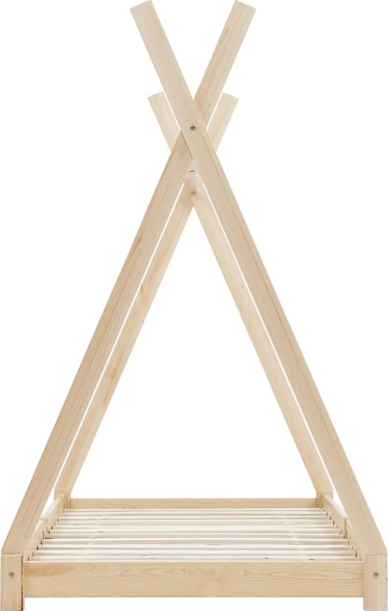 Tipi Μονό Μπεζ Μασίφ Ξύλο Πεύκου