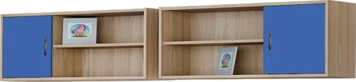 Εταζέρα S2 Λάττε-Μπλέ 100x30x41cm