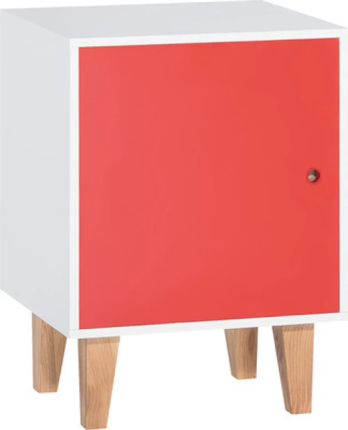 Κομοδίνο Concept Κόκκινο 53.4x45x71.3cm
