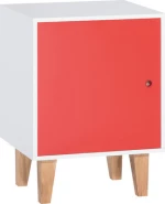 Κομοδίνο Concept Κόκκινο 53.4x45x71.3cm