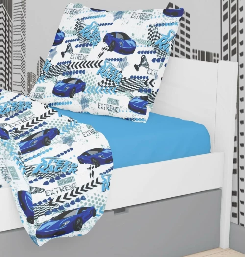 Dimcol Μαξιλαροθήκη Speed Racer 50x70cm 291