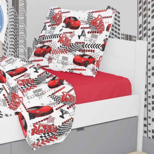 Dimcol Μαξιλαροθήκη Speed Racer 50x70cm 290