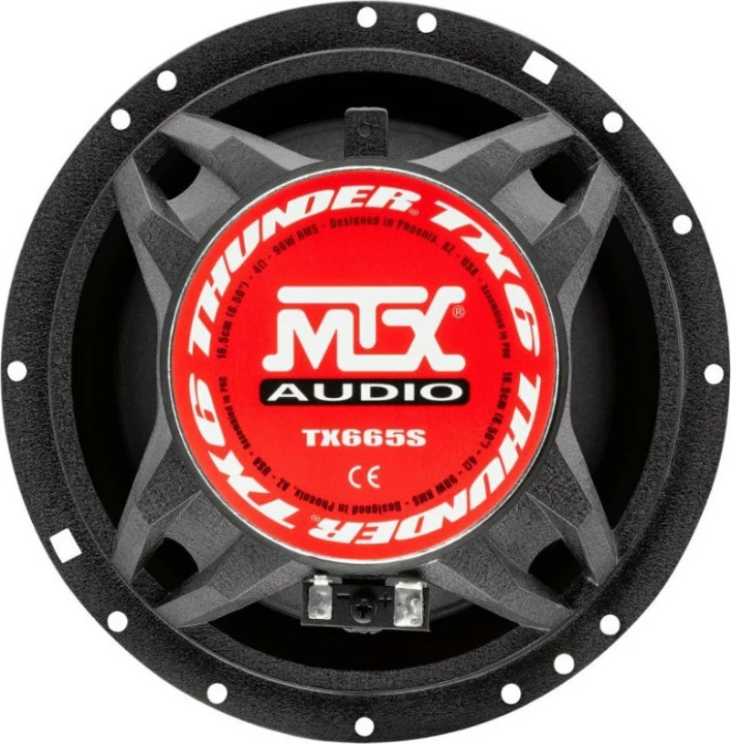 Mtx Tx665S Ζεύγος Διαιρούμενων Ηχείων Αυτοκινήτου Ισχύος 90W Rms (16,5Cm-6,5")