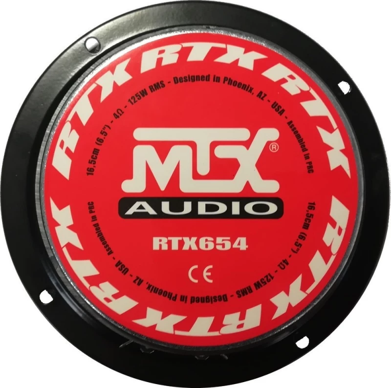 Mtx Rtx654 Ηχείο Midrange 6.5" Ισχύος 125Watt Rms / 4Ohm (Τεμάχιο)