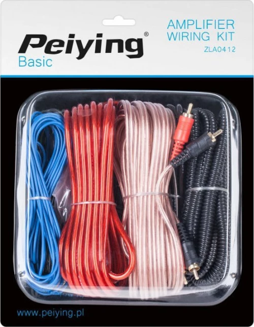 Peiying Dm-0412 Ολοκληρωμένο Σετ Καλωδίωσης Ενισχυτή Αυτοκινήτου 30A