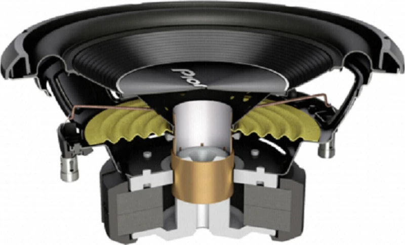 Sub 10'' Pioneer Ts-A250D4 Dual 2X4Ω