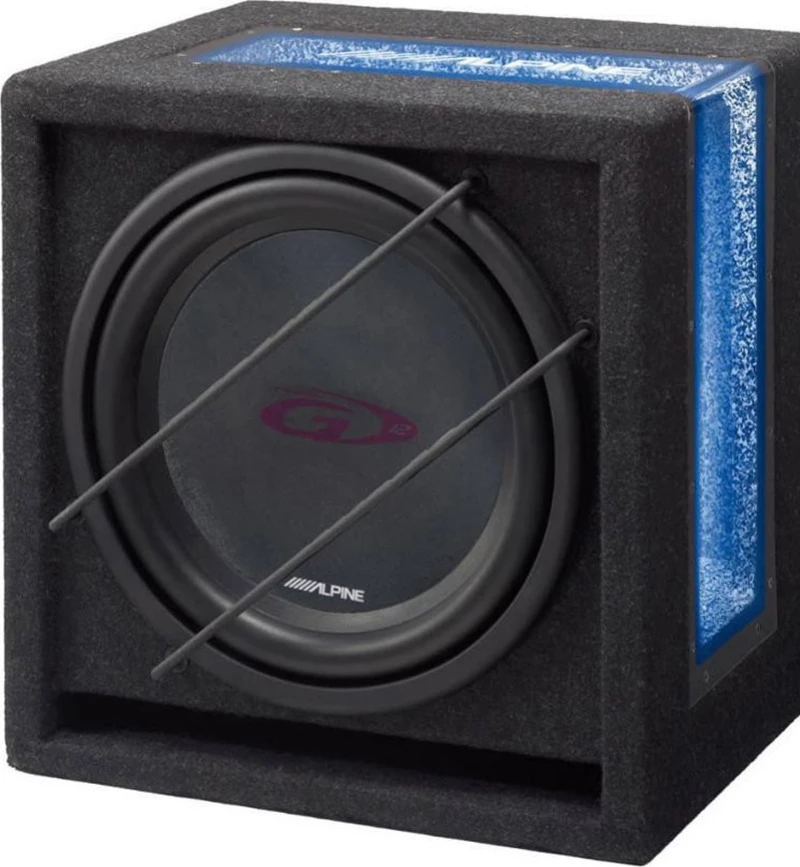Alpine Sbg-844Br Κούτι Με 8" Subwoofer Ισχύος 120Watt Rms (4 Ohm)
