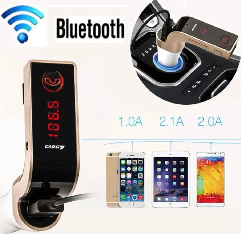 CarG7 MP3 Car Transmitter Gold