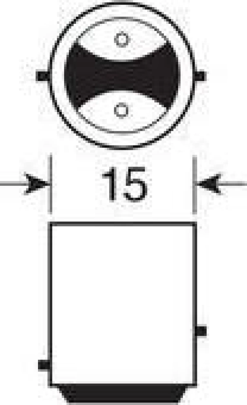 Lampa P21/5W Διπολική 12V 2τμχ