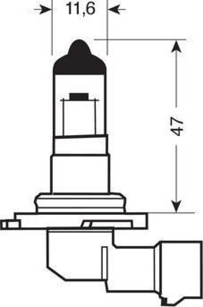 Lampa H12 Halogen 12V 1τμχ