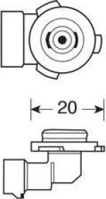 Lampa HB3-9005 Halogen 12V 1τμχ