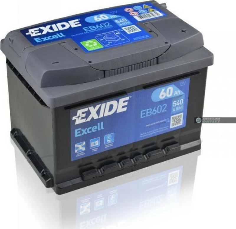 Exide Excell 60Ah (EB602)