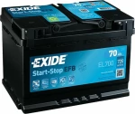 Exide Start Stop EFB 70Ah EL700