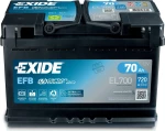 Exide Start Stop EFB 70Ah EL700