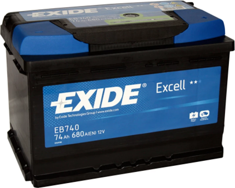 Exide Excell EB740 12V 74AH-680EN