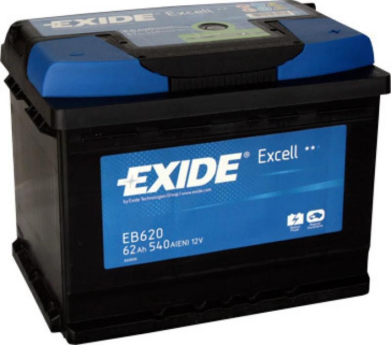 Exide Excell EB620 12V 62AH-540EN