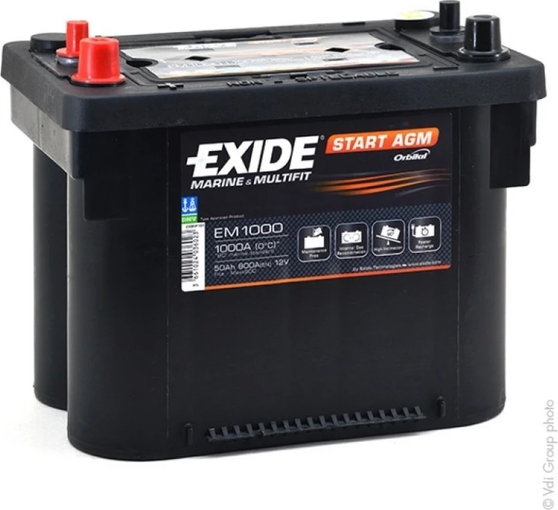 Exide Start AGM 50Ah EM1000