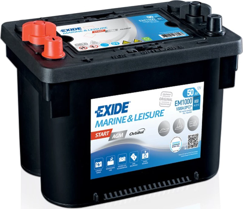 Exide Start AGM 50Ah EM1000