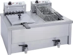 M&M equipment Φριτέζα F100 10+10 Lt