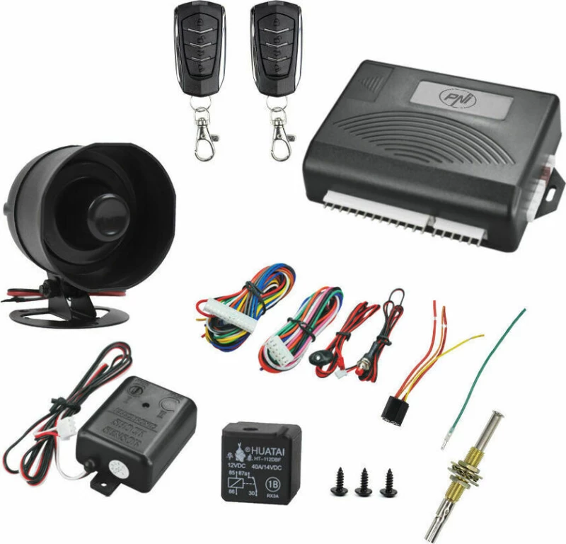 Car Alarm System Συναγερμός Αυτοκινήτου με 2 Τηλεχειριστήρια & Κεντρικό Κλείδωμα