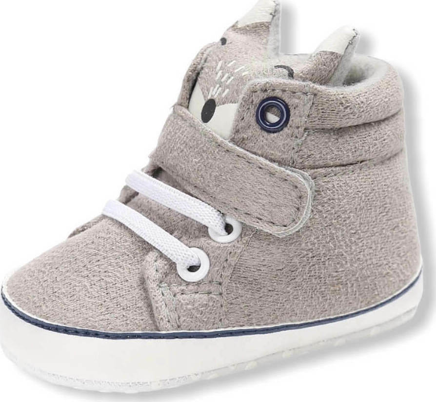 Baby Prewalker Shoes Fox - Grey