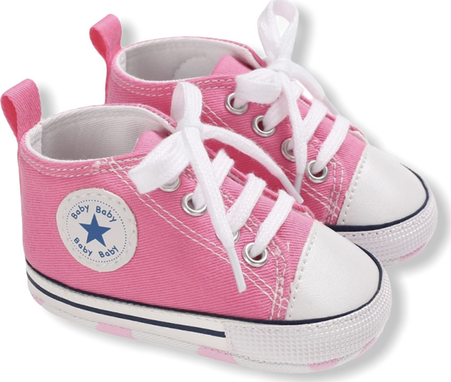 Baby Pre Walker Shoes "Baby Star" Pink