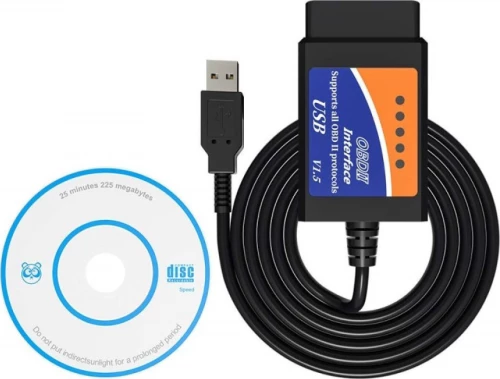 Διαγνωστικό Βλαβών Αυτοκινήτου OBD2 με USB
