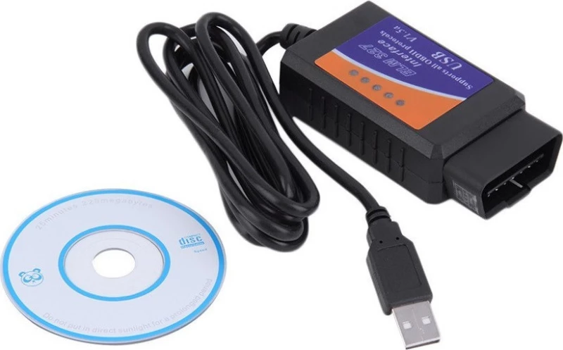 Διαγνωστικό Βλαβών Αυτοκινήτου OBD2 με USB