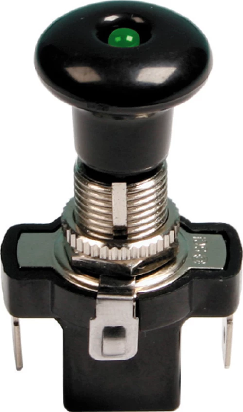 Lampa Push-Pull Switch with Green Led 45571