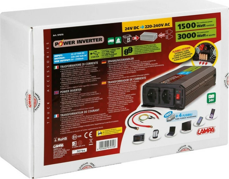 Lampa Power Inverter 1500