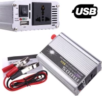 Inverter Τροποποιημένου Ημιτόνου Dc 12V Σε Ac 220V Με Usb Tbe 500W