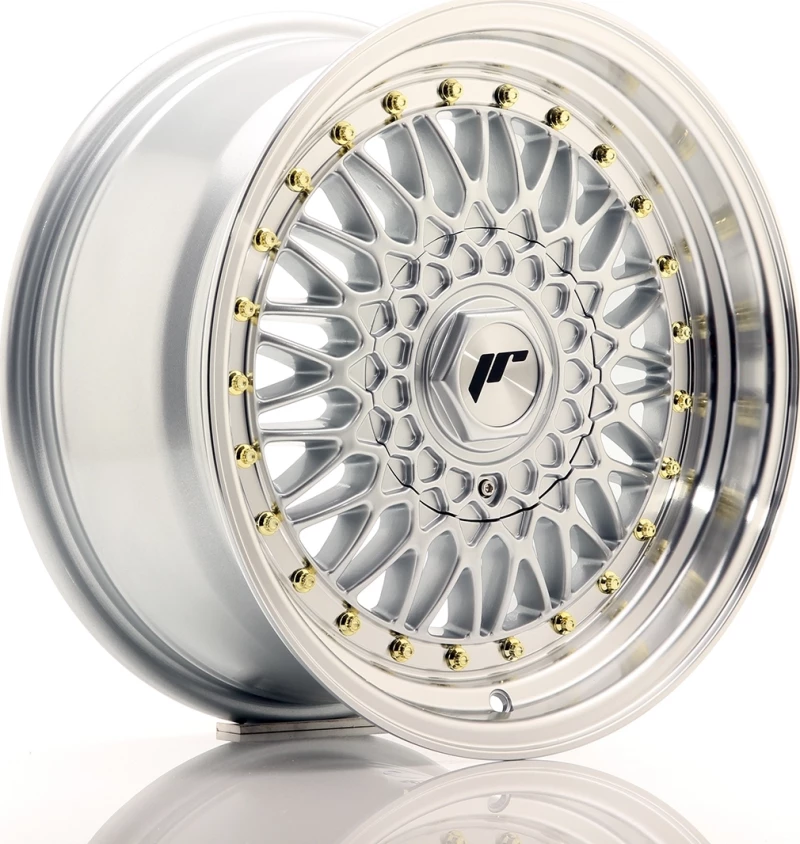 Japan Racing Wheels JR9 16x7.5 ET25 (4x100/108) Silver/Machined Lip