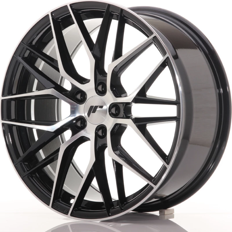 Japan Racing Wheels JR28 19x8.5 ET40 (5x112) Gloss Black Machined Face