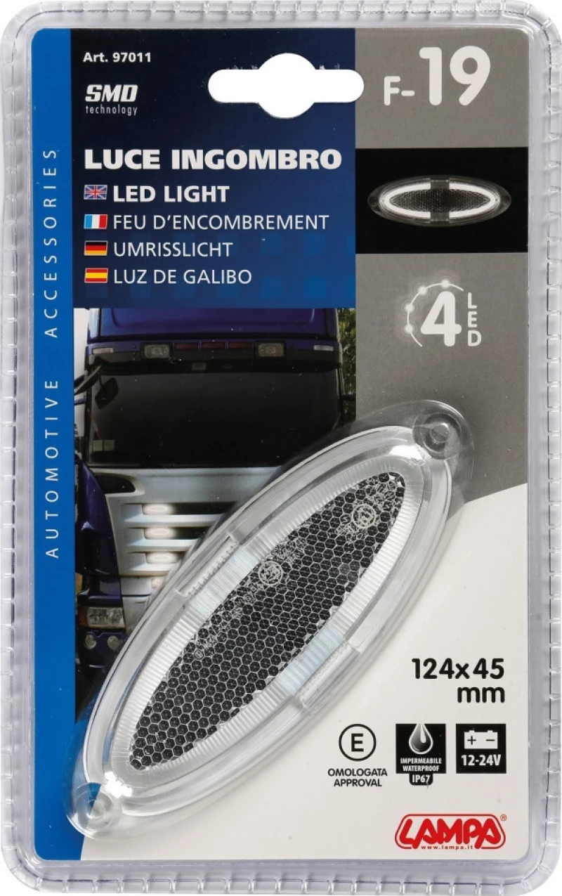 Lampa 97011 12/24V - Λευκό