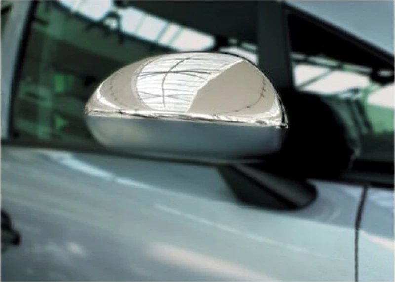 Omtec Καπάκια Καθρεπτών Χρωμίου Μεταλλικά 2τμχ Opel Corsa D HB 5D/3D 2006-2015/Corsa E HB 5D 2015