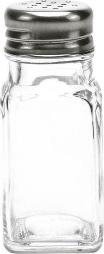 Αλατιέρα Γυάλινη Τετράγωνη 12τεμ.