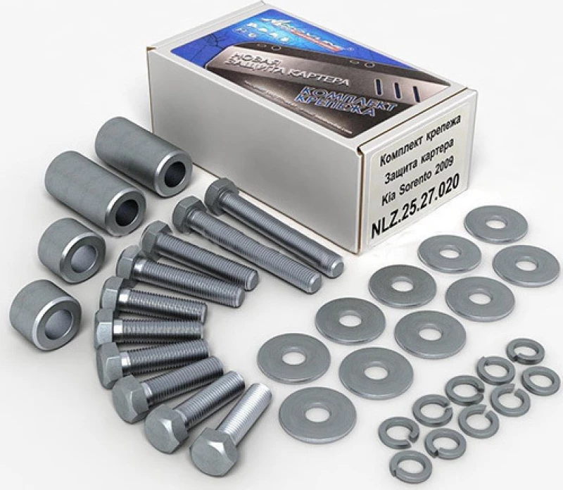 Novline Ποδιά Μηχανής 3mm Σιδερένια Σετ με Βίδες VW Golf Plus/Golf 6/MT/AT