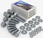 Novline Ποδιά Μηχανής 3mm Σιδερένια Σετ με Βίδες VW Golf Plus/Golf 6/MT/AT