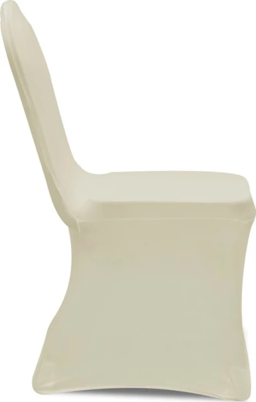 vidaXL Ελαστικό Καλύμματα Καρέκλας Εκρού (24τμχ)