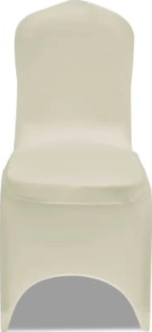 vidaXL Ελαστικό Καλύμματα Καρέκλας Εκρού (18τμχ)