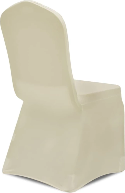 vidaXL Ελαστικό Καλύμματα Καρέκλας Εκρού (18τμχ)