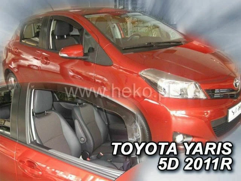 Heko Σετ Ανεμοθραύστες Μπροστινοί για Toyota Yaris 5D 2005 2τμχ