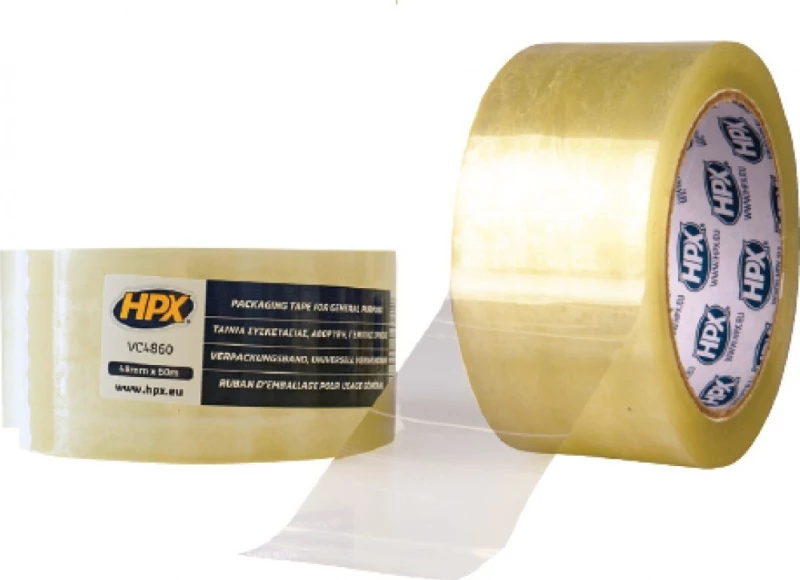 HPX Ταινία Συσκευασίας Διάφανη Αθόρυβη 48mm x 60m