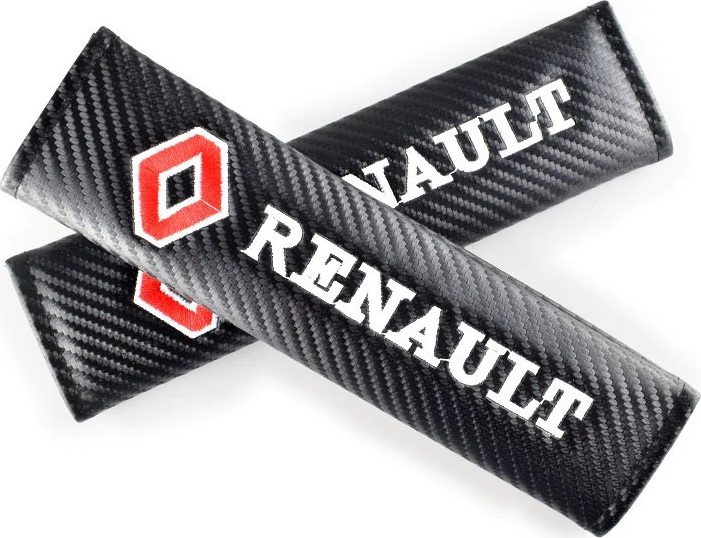 Μαξιλαράκια Ζώνης Carbon Renault (2 ΤΕΜ)