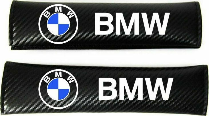Μαξιλαράκια Ζωνης Carbon Bmw 2 τεμάχια