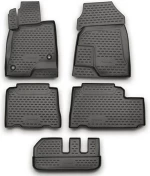 Novline Σετ Πατάκια 5τμχ από Λάστιχο για Chevrolet Captiva 2011+