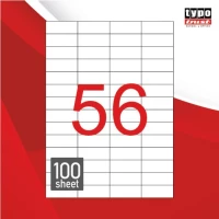 Typotrust Αυτοκόλλητες Ετικέτες Α4 52.5x21.2mm